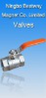 Brass ball valve , nickle plated