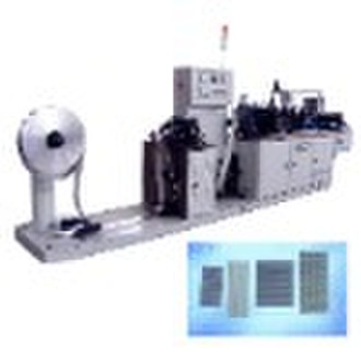Motor vehicle air conditioner fin roller machine