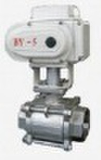 Electric flange ball valve