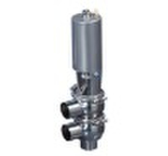 Sanitation pneumatic shutoff conversion valve