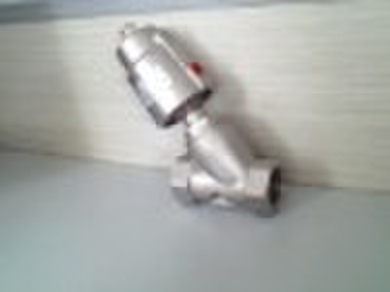 pneumatic angle seat valve