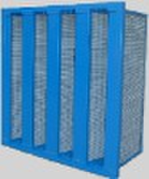 Chemical carbon pleated air filter