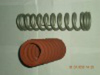 Auto compression large spring