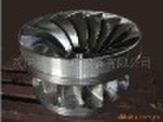 the vane of water-wheel type generator