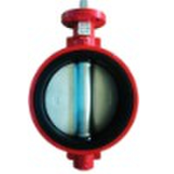 butterfly valve with nylon disc