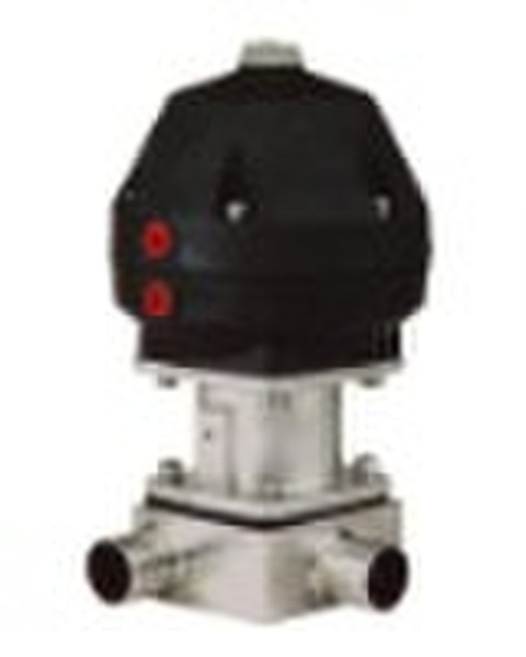 Welded T type pneumatic diaphragm valve