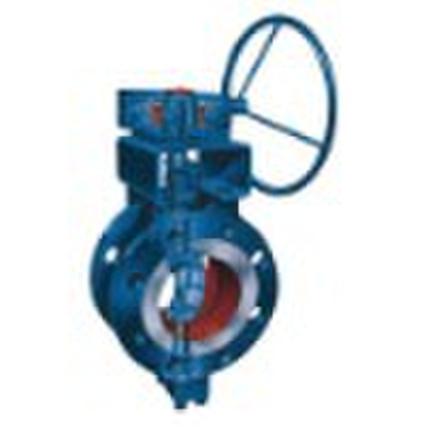 metal seat tripl-offset butterfly valve