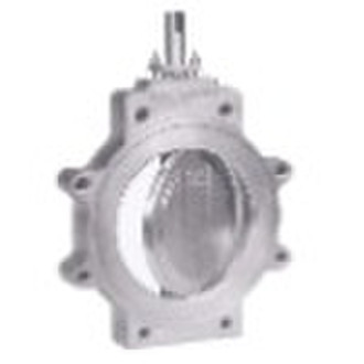 fire flow double eccentric butterfly valve