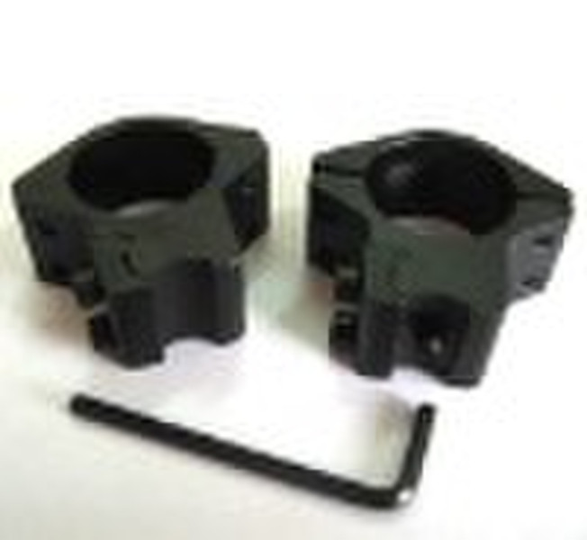 1" Low Profile Dovetail Scope Mount Ring With