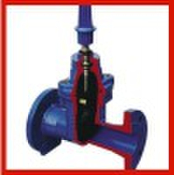 ductile iron gate valve with resilient seat