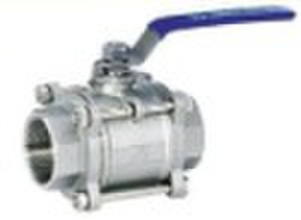 3pc stainless steel full bore ball valve