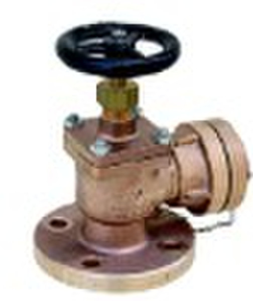 right angle of fire protection valve