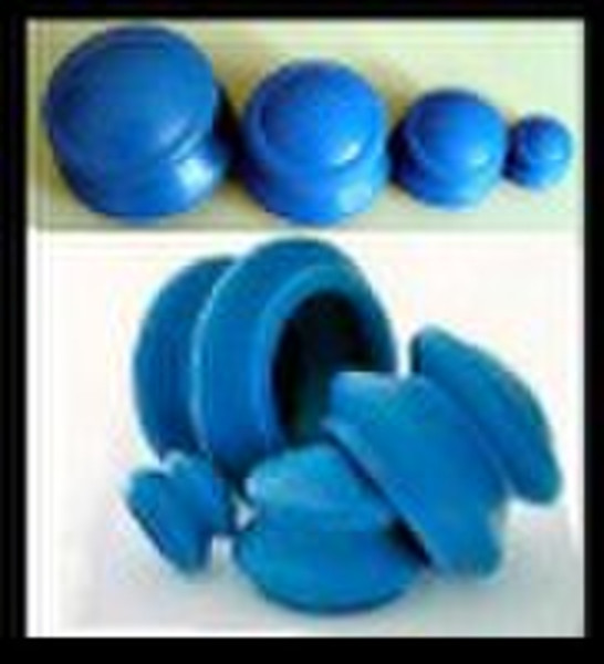 Silicone cupping jar