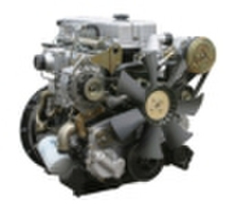4水冷却缸引擎引擎