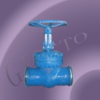 Butt welding gate valve