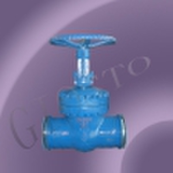 Butt welding gate valve