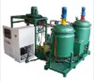 reaction injection machine of large flow-rate