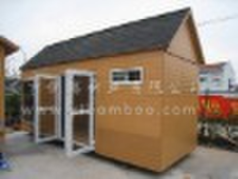folding bamboo house