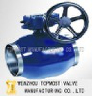 Full welded ball valve(regular bore butt welded ba