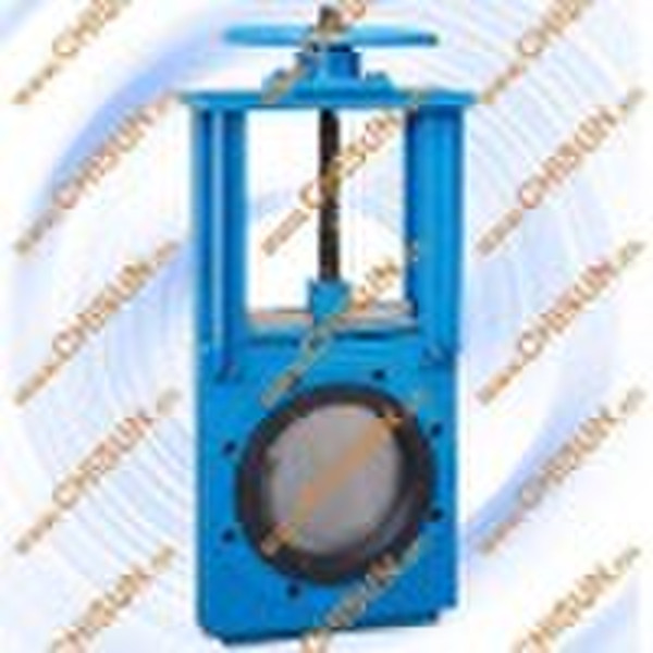 Non-gap knife gate valve