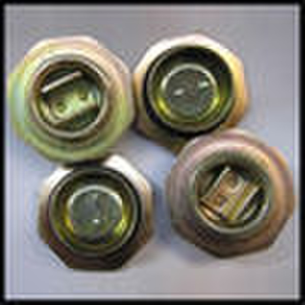 2" and 3/4"drum closures with galvanised