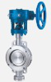 Hard sealed three eccentric butterfly valve