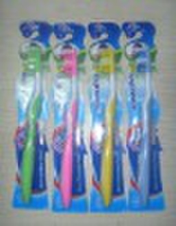 toothbrush with tongue cleaner