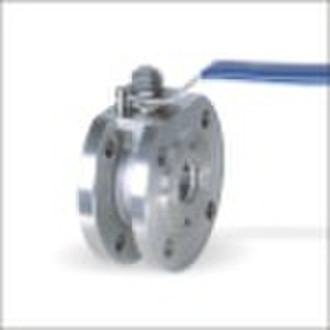 1-pc wafer flanged ball valve