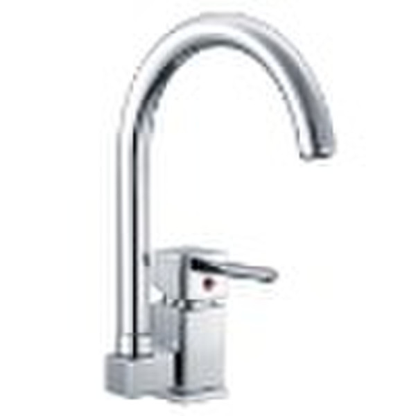 Brass Sink Mixer Faucet with Zinc handle