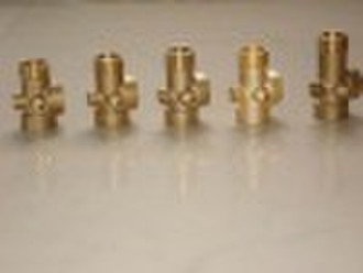 brass five way connector