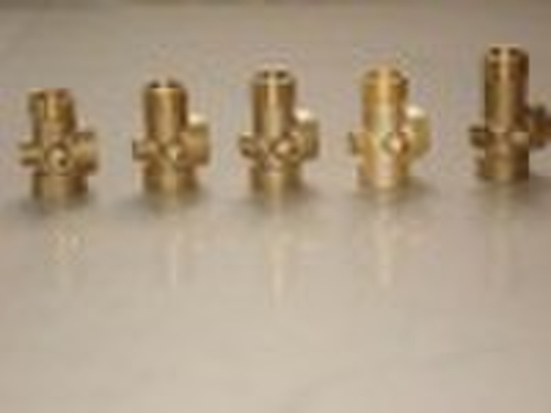 brass five way connector