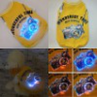 Camera LED Flashing Dog Clothes