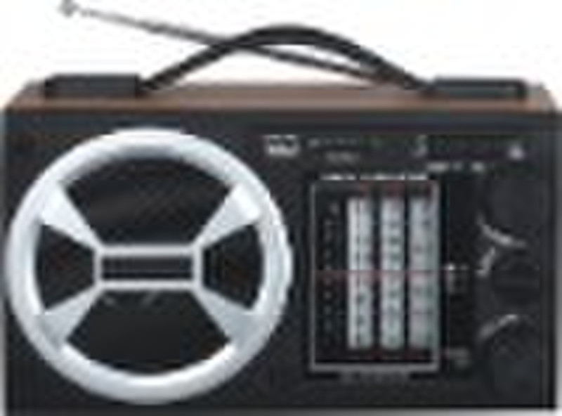 Rechargeable radio HR-8608U with USB /SD