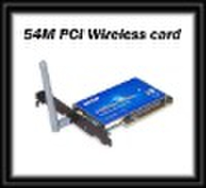54 Mbps Wireless Pci Lan Pc Adapter Card 802.11g W