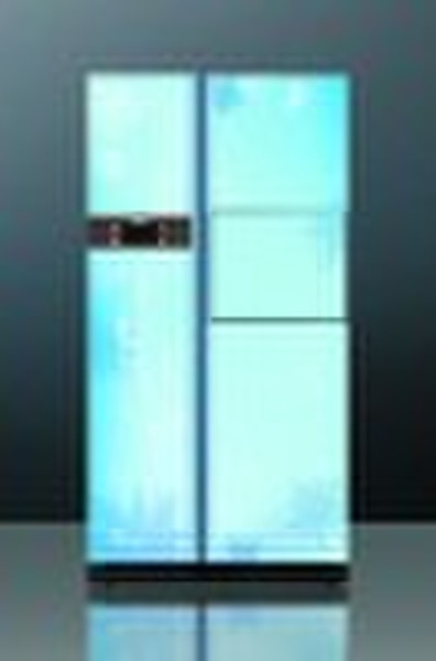 Kundalini, Side-by-Side-Kühlschrank mit Glastür