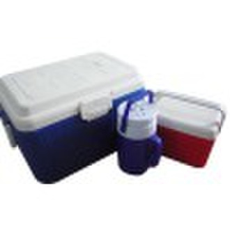 S/3 Plastic Cooler Box with Water Jug 35L/5L/2L