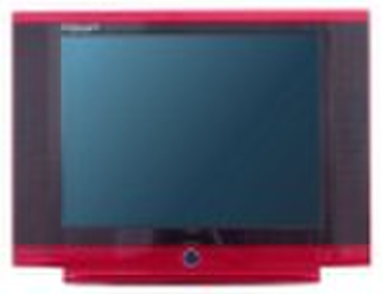 HS-21A6 Black in red (21"color TV) television