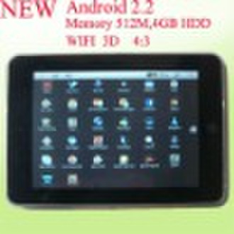 8inch Touch Screen Tablet PC + 3G + WIFI + Google Andro