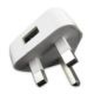 UK USB Power Adapter with Dock Connector, Suitable