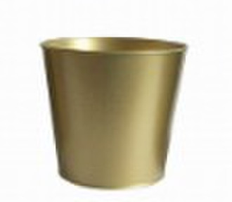 metal flower pot