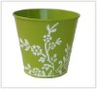 metal flower pot, tin container,gardening pot