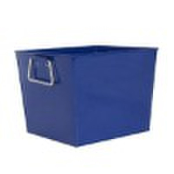 metal storage bucket