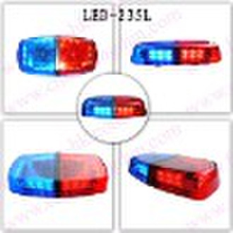 导致235L领导的警察车迷你lightbar