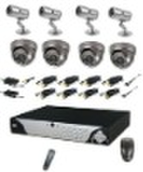 IR-Kamera und 8-Kanal-DVR Kits