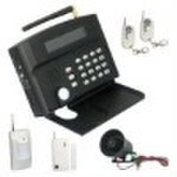 GSM LCD burglar alarm