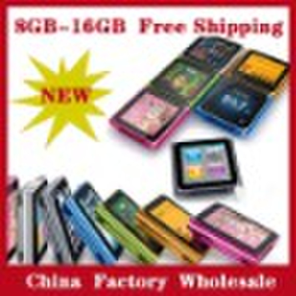 wholesale,1.8 inch 6th mp4 player, touch mp4 playe