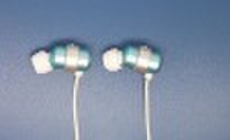 light blue earplug/music earphone