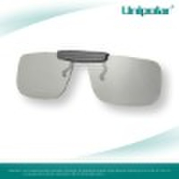 Clip-on Polarized 3D Viewer