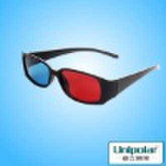 Plastic Red Cyan 3D Glasses