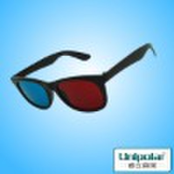 Color Plastic 3D Movie Glasses